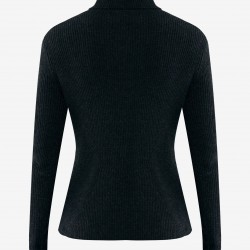 Πλεκτό Πουλόβερ Κασμίρ Linnea Μαύρο