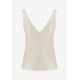 Top Regular Fit Knit Λευκό Top Regular Fit Knit Λευκό