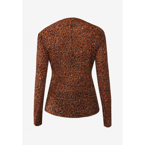 Mesh Top Λεοπάρ Καφέ Mesh Top Λεοπάρ Καφέ