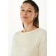 Top Ruffle Strings Cream Top Ruffle Strings Cream