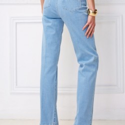 SARAH LAWRENCE Παντελόνι ELLE denim straight bleached 