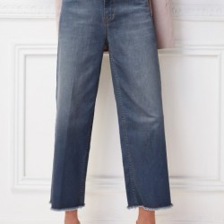 Sarah Lawrence Παντελόνι Christy Cropped Τζιν Γκρι.