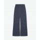 Παντελόνι με φαρδιά γραμμή και φαρδύ τελείωμα σε μπλε σκούρο χρώμα
