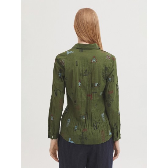 Πουκάμισο με σταυροβελονιά