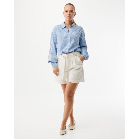 MEXX Striped embroidery blouse