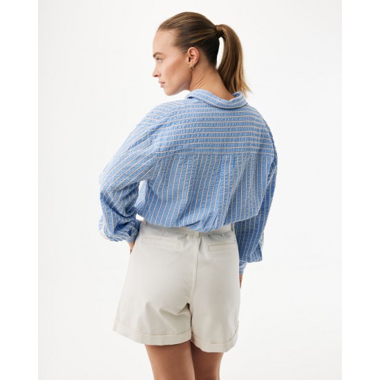 MEXX Striped embroidery blouse