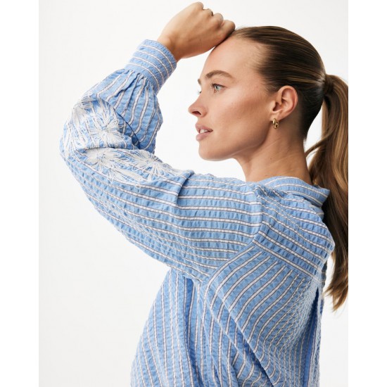 MEXX Striped embroidery blouse