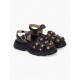 Πέδιλα Fisherman Flatform καφέ Δερμάτινα Παπούτσια