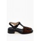 DORE ΜΑΥΡΑ ΔΕΡΜΑΤΙΝΑ T-BAR ΣΑΝΔΑΛΙΑ LOAFERS ΜΕ ΛΕΠΤΟΜΕΡΕΙΑ LEOPARD PRINT DORE ΜΑΥΡΑ ΔΕΡΜΑΤΙΝΑ T-BAR ΣΑΝΔΑΛΙΑ LOAFERS ΜΕ ΛΕΠΤΟΜΕΡΕΙΑ LEOPARD PRINT