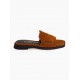 DORE Mules Flat Καμένο Πορτοκαλί