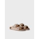 GHANA QT Γυναικείο Σανδάλι με Διπλή Αγκράφα