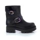 ΔΕΡΜΑΤΙΝΑ  ΜΠΟΤΑΚΙΑ BIKER ANKLE BOOTS