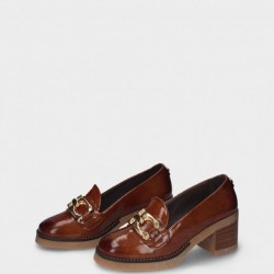 Camel High Heel Moccasin Eduarda 02