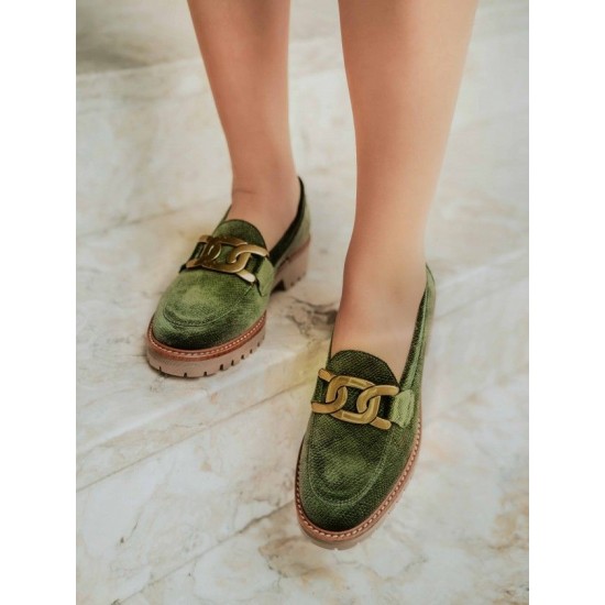  Kaki Moccasin Raquel 30