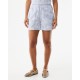 Mexx stripped flower jacquard σορτς γαλάζιο 