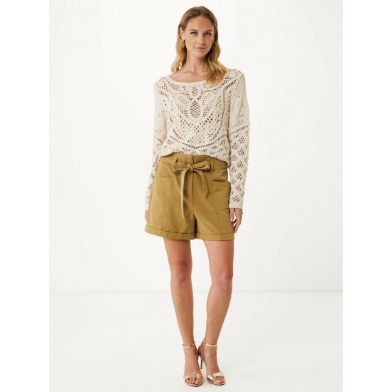 Paperbag Κοντό Πράσινο Σορτς