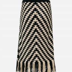 MEXX Geo flat knit skirt