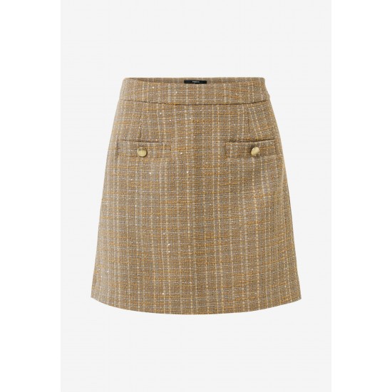 Φούστα Tweed Taupe Φούστα Tweed Taupe