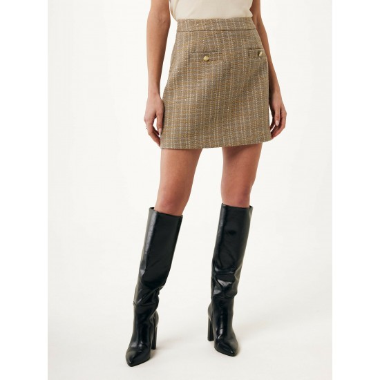 Φούστα Tweed Taupe Φούστα Tweed Taupe