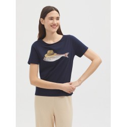 T-shirt Cotton Fish