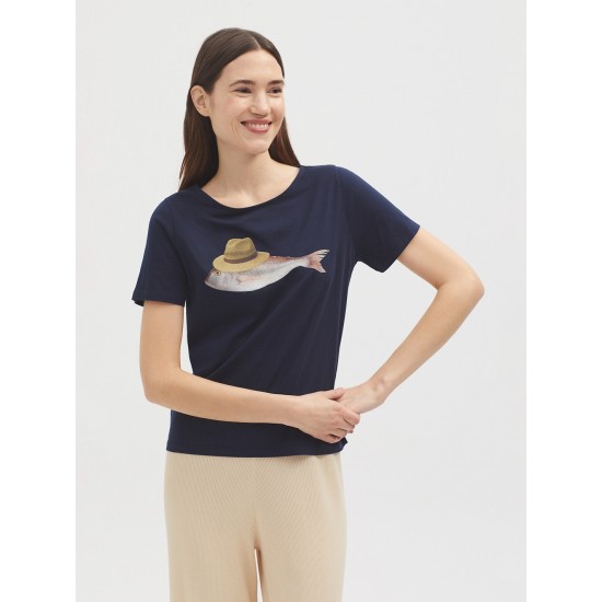 T-shirt Cotton Fish